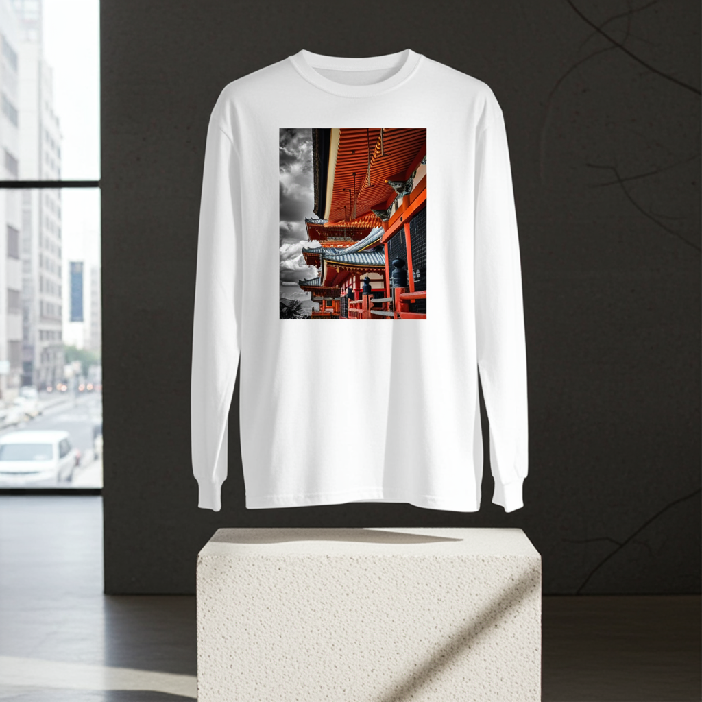 Kyoto Long Sleeve Shirt - Blue Bamboo Enterprises