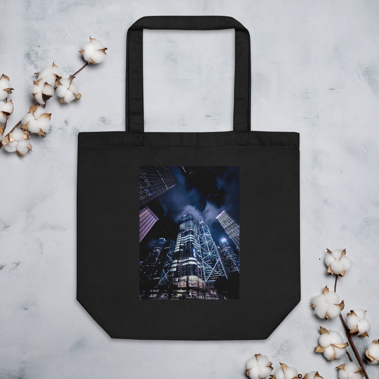 City Lights Eco Tote Bag - Blue Bamboo Enterprises 