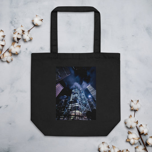 City Lights Eco Tote Bag - Blue Bamboo Enterprises 