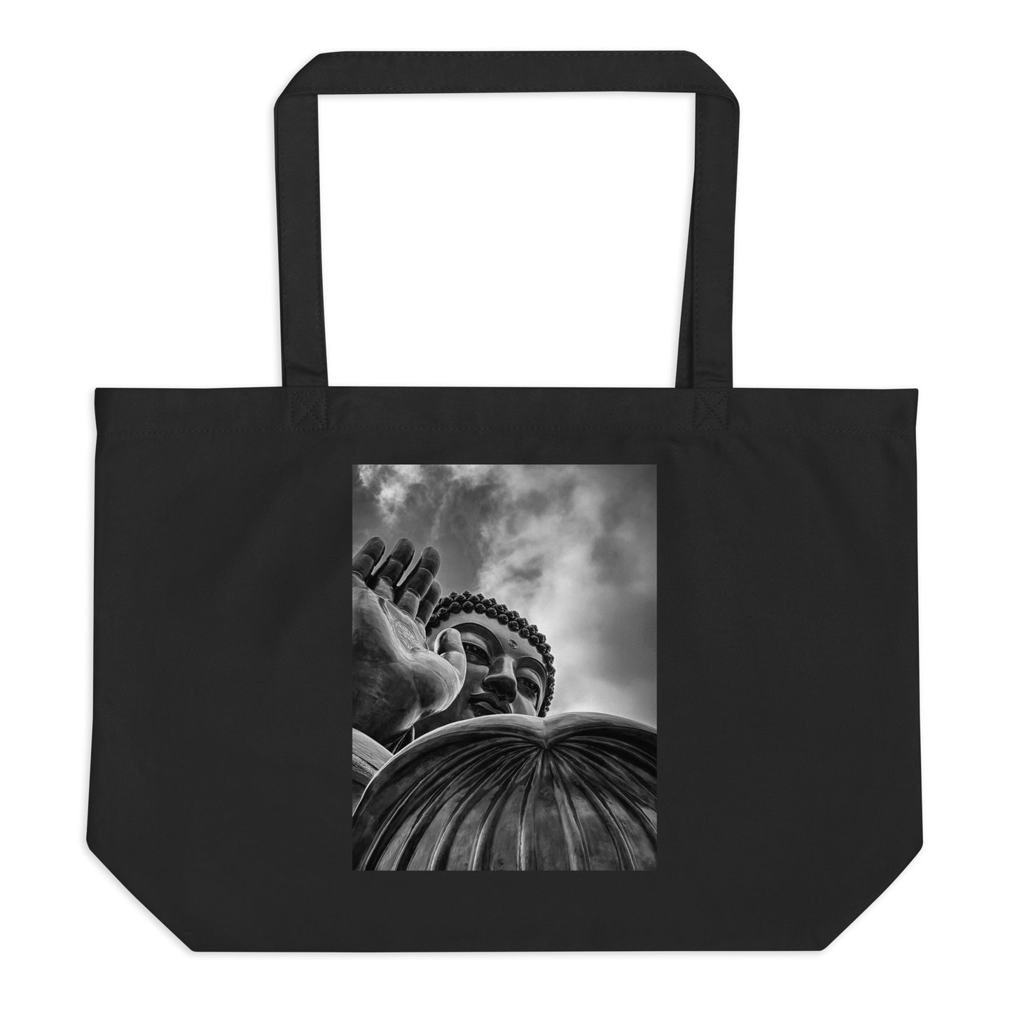 Buddha Organic Tote Bag - Blue Bamboo Enterprises 