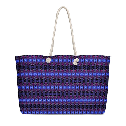 Escalator. The oversized weekender bag - Travel Tote with Rope Handles - Blue Bamboo Enterprises 